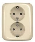 Busch-Jaeger LED Baustrahler Busch-Jaeger SCHUKO-Doppelsteckdose 202 EUJ-212