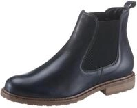 Chelseaboots TAMARIS, Damen, Gr. 36, blau (nachtblau), Leder, Schuhe...