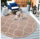 Sanat Teppich Berlin, rund, H&ouml;he: 6 mm, In -und Outdoor geeignet, robust und