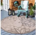 Sanat Teppich Floral 2 Outdoor, auch als L&auml;ufer und rund, rund, H&ouml;he: 6 mm,...