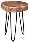 Wohnling Beistelltisch WL1.549 Massivholz Akazie BAGLI 35 x 35 cm...