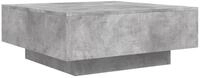 vidaXL Ablagetisch, Couchtisch Betongrau 80x80x31 cm Holzwerkstoff