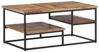 vidaXL Couchtisch 90 x 50 x 39 cm Couchtisch 90x50x39 cm Recyceltes Massivholz...