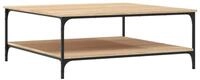 vidaXL Ablagetisch, Couchtisch Sonoma-Eiche 100x100x40 cm Holzwerkstoff