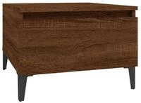 vidaXL Beistelltisch Beistelltisch Braun Eichen-Optik 50x46x35 cm Holzwerkstoff