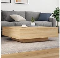 vidaXL Couchtisch, Couchtisch Sonoma-Eiche 100x100x31 cm Holzwerkstoff