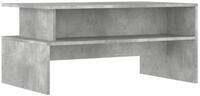 vidaXL Ablagetisch, Couchtisch Betongrau 90x55x42,5 cm Holzwerkstoff
