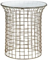 WOMO-DESIGN Beistelltisch Wohnzimmertisch Couchtisch mit Glasplatte verspiegelt
