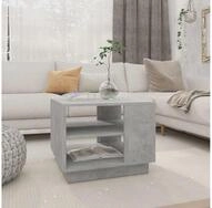 vidaXL Couchtisch vidaXL Couchtisch Betongrau 55x55x43 cm Holzwerkstoff