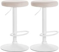 CLP Barhocker Ponte Samt (Set, 2er), drehbar und h&ouml;henverstellbar