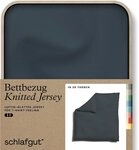 Schlafgut Bettbezug Premium Bettbezug Knitted Jersey (1 St), (1 St), Ton-in-Ton