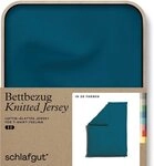 Schlafgut Bettbezug Premium Bettbezug Knitted Jersey (1 St), (1 St), Ton-in-Ton