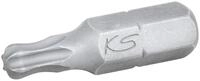 KS Tools Torx-Bit, 5 St&uuml;ck, 1/4", 25 mm, Kugelkopf, T10, 5er Pack