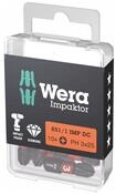 Wera Kreuzschlitz-Bit Wera Impaktor Bit f&uuml;r Phillips, 1/4 Zoll C 6,3 Set,