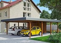 Skanholz Doppelcarport Wendland, BxT: 630x879 cm, 216 cm Einfahrtsh&ouml;he
