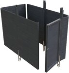 Skanholz Carport-Ger&auml;teraum Abstellraum C3, BxT: 378x164 cm, aus Profilschalung