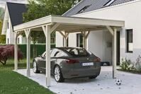 Skanholz Einzelcarport Grunewald, BxT: 321x554 cm, 289 cm Einfahrtsh&ouml;he, mit