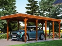 Skanholz Einzelcarport Friesland, BxT: 314x708 cm, 221 cm Einfahrtsh&ouml;he