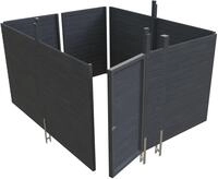 Skanholz Carport-Ger&auml;teraum Abstellraum C4, BxT: 378x317 cm, aus Profilschalung