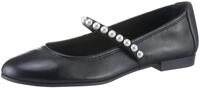 Tamaris Ballerina, Blockabsatz, Businesschuh, Abendschuh mit eleganten Zierperlen