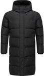 Steppmantel RAGWEAR "Wintermantel Nordwey", Herren, Gr. S, schwarz, Obermaterial: