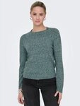 ONLY Rundhalspullover ONLRICA LIFE L/S PULLOVER KNT NOOS Materialmix, regular...