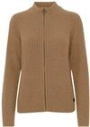 Strickjacke OXMO "Strickjacke OXSal", Damen, Gr. L, beige (tannin melange),