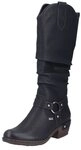 Rieker Westernstiefel, Blockabsatz, Cowboystiefel mit wasserabweisender