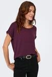 T-Shirt ONLY "ONLMOSTER &ndash; T-Shirt mit melierter Optik und elastischem...