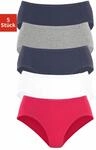 Jazz-Pants Slips, Damen, Gr. 34, bunt (rot, wei&szlig;, marine, grau, meliert, marine),