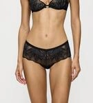 Hipster TRIUMPH "Crazy Stupid Love", Damen, Gr. 42, schwarz, Mesh, Spitze,
