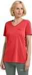 T-Shirt JACK WOLFSKIN "0", Damen, Gr. XS, rot (vibrant, rot), Obermaterial: 100%