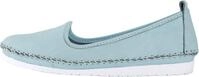 Slipper ANDREA CONTI, Damen, Gr. 37, blau (hellblau), Glattleder, Leder, Schuhe