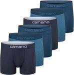 Boxershorts CAMANO "comfort", Herren, Gr. S, blau (blau, mix), Obermaterial: 95%