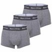 Boxershorts MARC O'POLO "Boxershort 3-PACK TRUNK 3er Pack", Herren, Gr. L, grau,