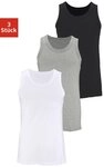 H.I.S Tanktop, Unterziehshirt, Unterhemd f&uuml;r Herren (3er-Pack) unifarben,