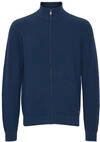 Strickjacke BLEND "Strickjacke BHCodford", Herren, Gr. L, blau (marineblaus),