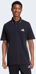 Poloshirt ADIDAS SPORTSWEAR "ESSENTIALS 3-STREIFEN PIQU&Eacute;", Herren, Gr. L,