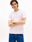 Tommy Hilfiger T-Shirt ESSENTIAL REGULAR FIT SOLID mit Stickerei unifarben, casual,