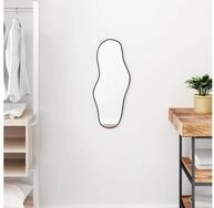 vidaXL Wandspiegel, Wandspiegel Schwarz 60x25 cm
