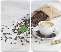 Maximex Herd-Abdeckplatte Universal Modell CAF&Eacute; AROMATICA, Glas, Kunststoff,...