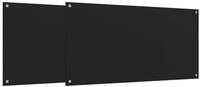 vidaXL K&uuml;chenr&uuml;ckwand 80 x 60 x 06 cm K&uuml;chenr&uuml;ckwand Spritzschutz 2 Stk...
