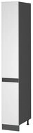Vicco Hochschrank R-Line, Wei&szlig;/Anthrazit, 30 cm J-Shape (1-St)