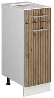 Vicco Unterschrank R-Line, Artisan-Eiche/Wei&szlig;, 30 cm ohne Arbeitsplatte (1-St)