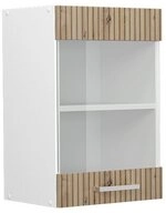Vicco Glash&auml;ngeschrank R-Line, Artisan-Eiche/Wei&szlig;, 40 cm (1-St)