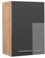 Vicco H&auml;ngeschrank Fame-Line, Anthrazit Hochglanz/Goldkraft Eiche, 50 cm (1-St)