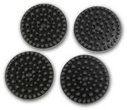 Dynavox D&auml;mpfer 4er Set HIFI Ger&auml;te-/Boxenf&uuml;&szlig;e, Gummi, rund 53mm