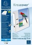 EXACOMPTA Aktenordner 10x Ordner, R&uuml;cken 70mm, 1 Au&szlig;enh&uuml;lle, A4, Kreacover,...