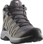 Wanderschuh SALOMON "X-ADVENTURE RECON MID GTX W", Damen, Gr. 40, lila (excalibur,