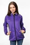 Softshelljacke DEPROC ACTIVE "Downton Peak WOMEN", Damen, Gr. 46 (L), rot, Softshell,